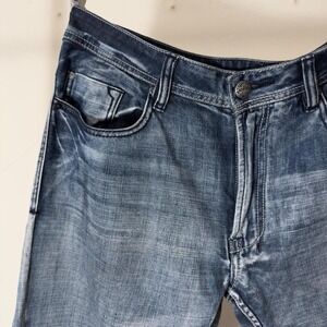 Y2k Buffalo David Bitton Jeans Men Size 34x32 Blue Straight Leg